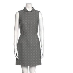 Alexander McQueen Plaid Print Mini Dress - Size 40(4)